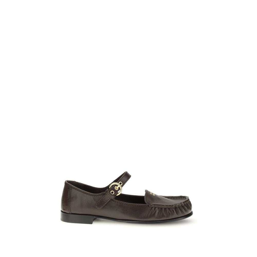 Brown Calf Leather Bos Taurus Slip - On Loafers - TIZZIL