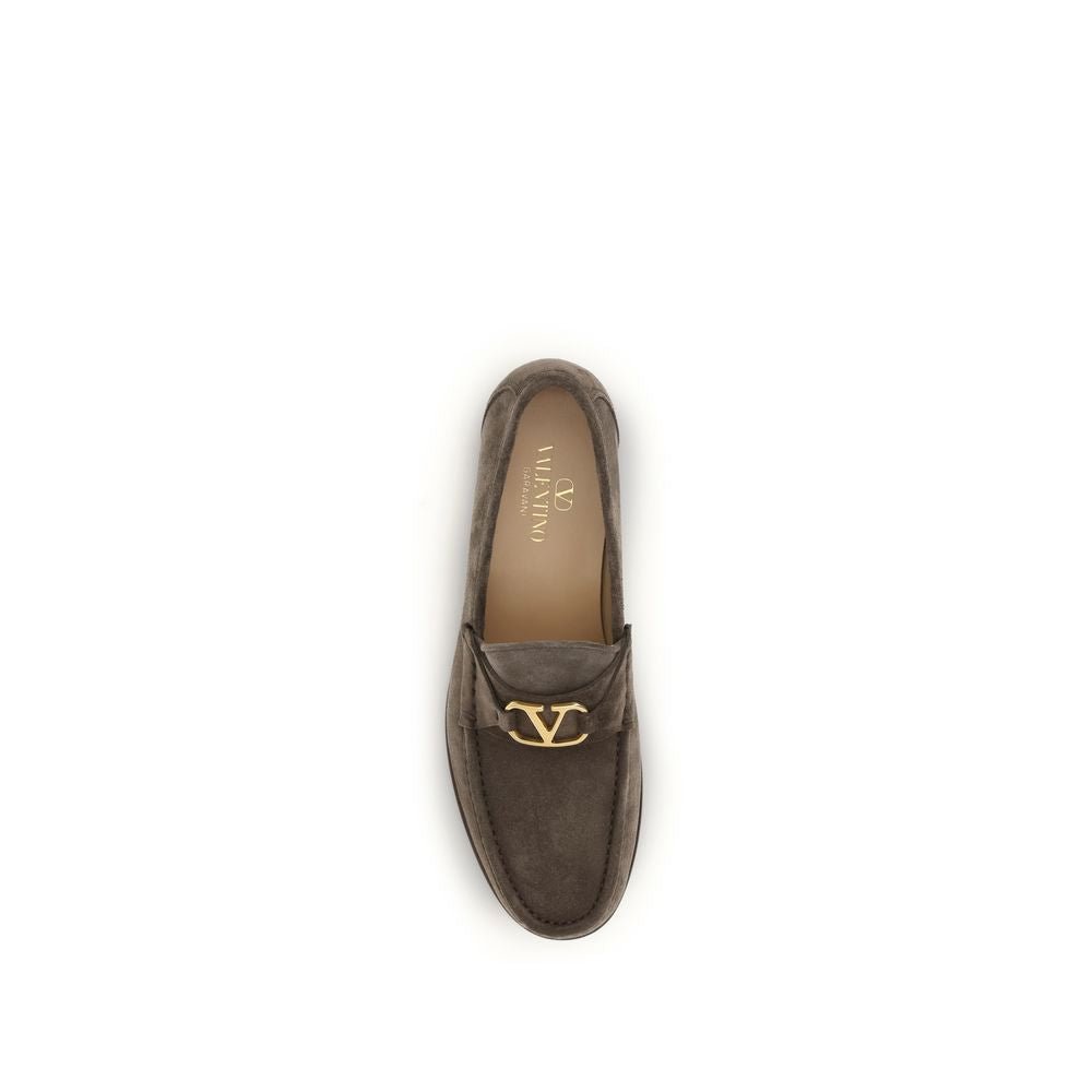 Brown Calf Leather Bos Taurus Slip - On Loafers - TIZZIL