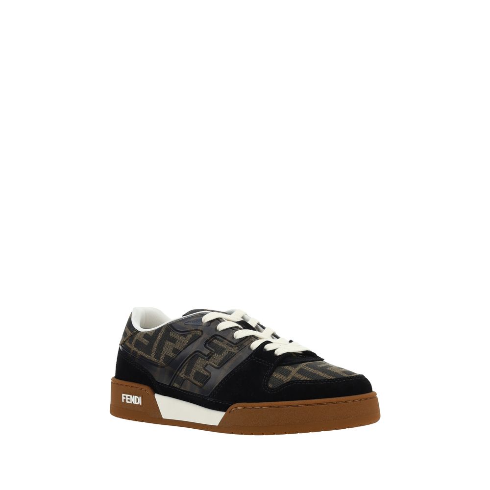 Brown Calf Leather Bos Taurus Sneakers - TIZZIL