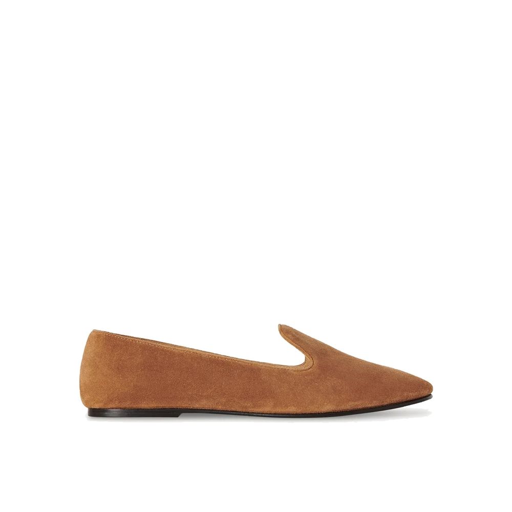 Brown Calfskin Slip - On Loafers - TIZZIL