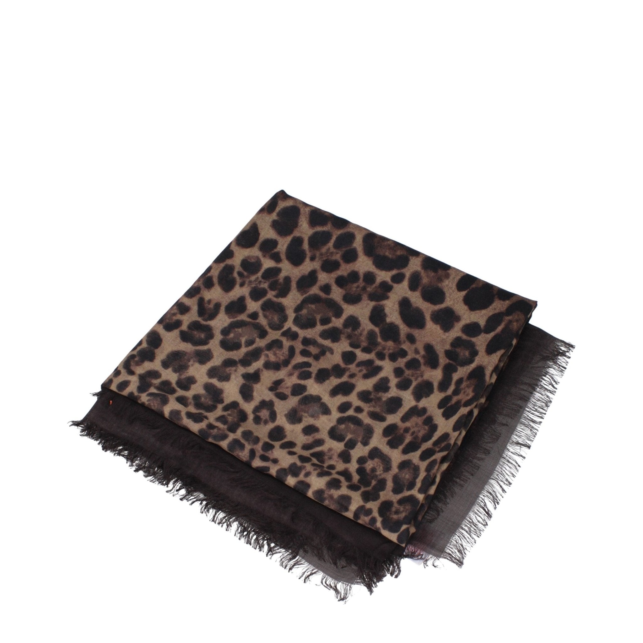 Brown Cashmere Foulard - TIZZIL