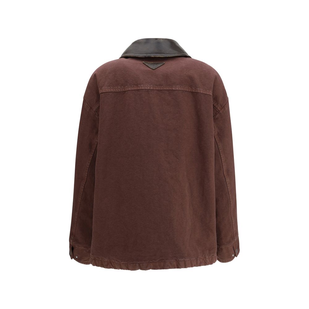 Brown Cotton Coat - TIZZIL