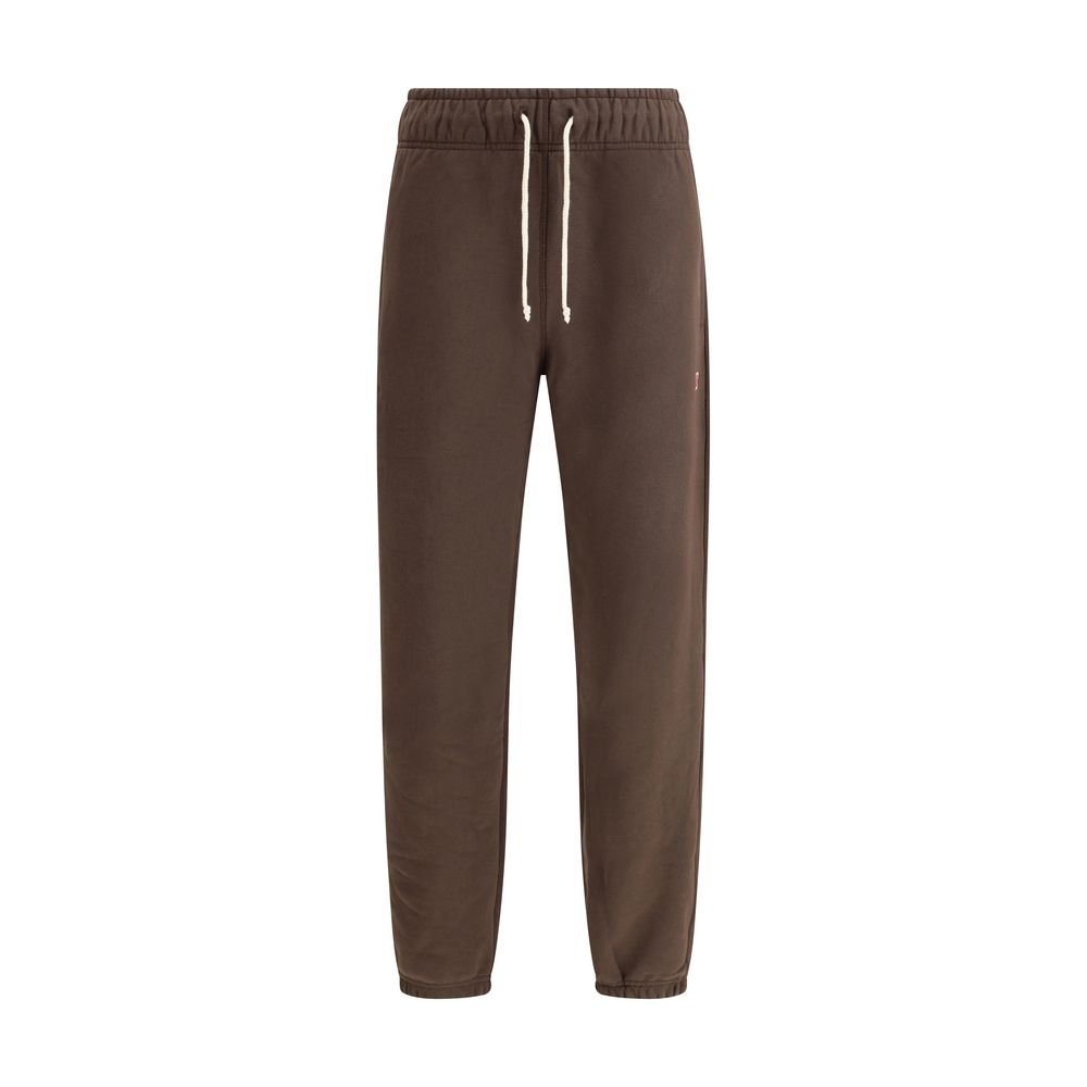 Brown Cotton Joggers (Workout Pants) - TIZZIL