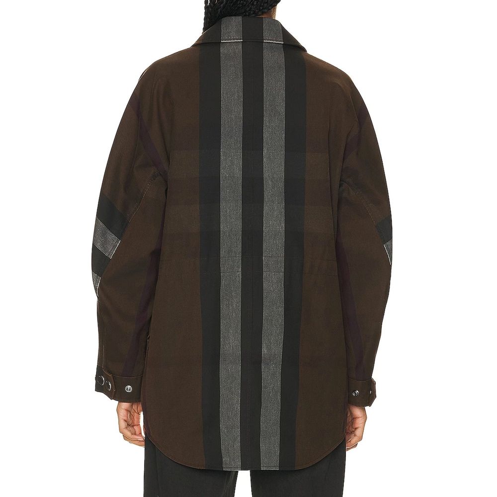 Brown Cotton Parka - TIZZIL