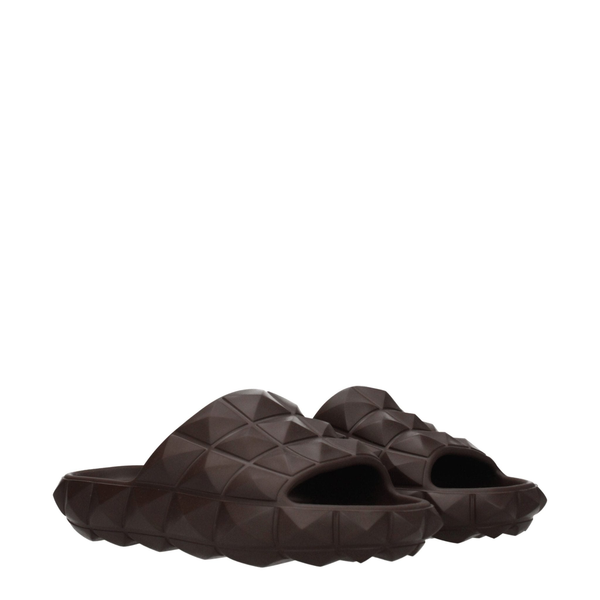 Brown Cotton Slippers - TIZZIL