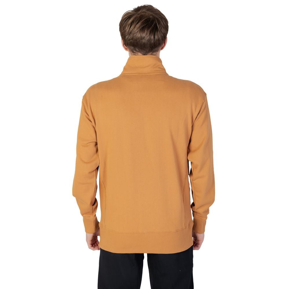 Brown Cotton Sweatshirt - TIZZIL
