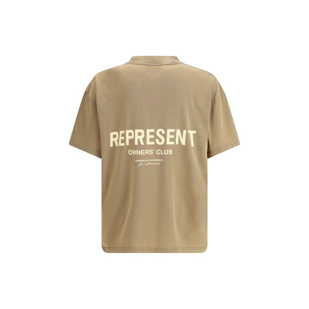 Brown Cotton T-Shirt - TIZZIL