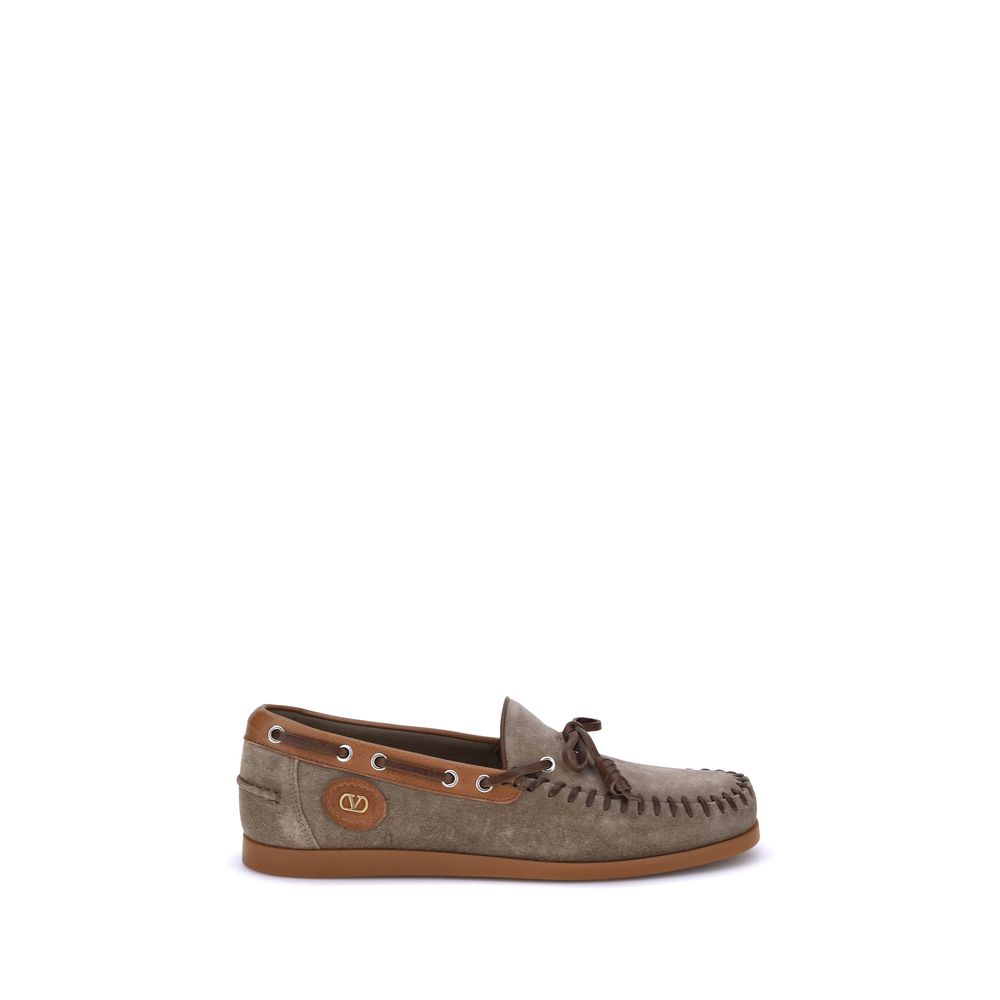 Brown Crust Leather Slip - On Loafers - TIZZIL