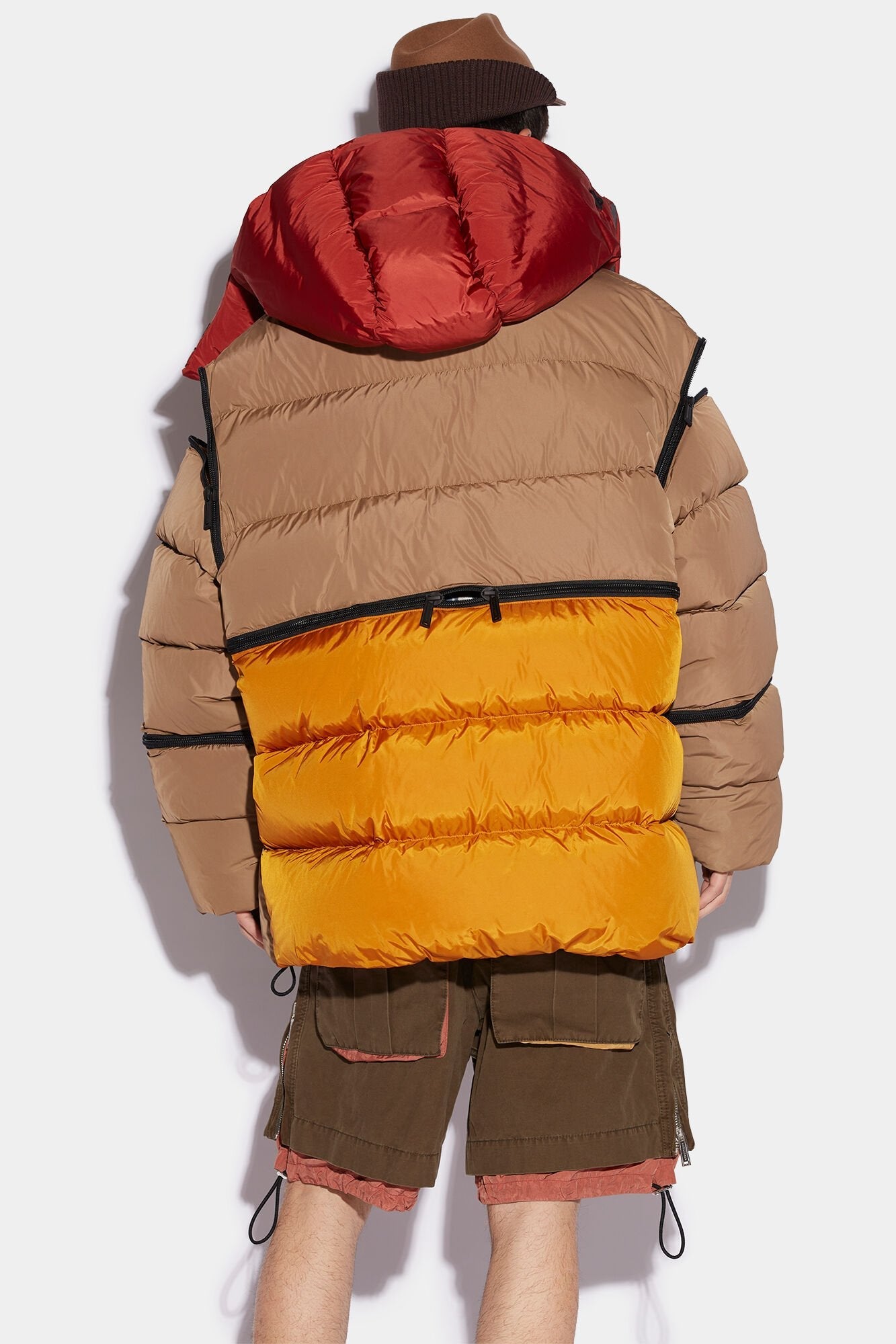 Brown Fibres Full - Length Jacket - TIZZIL