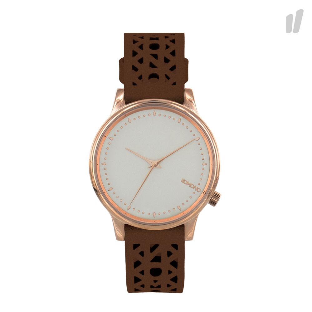 Brown Leather Dress Watch - TIZZIL