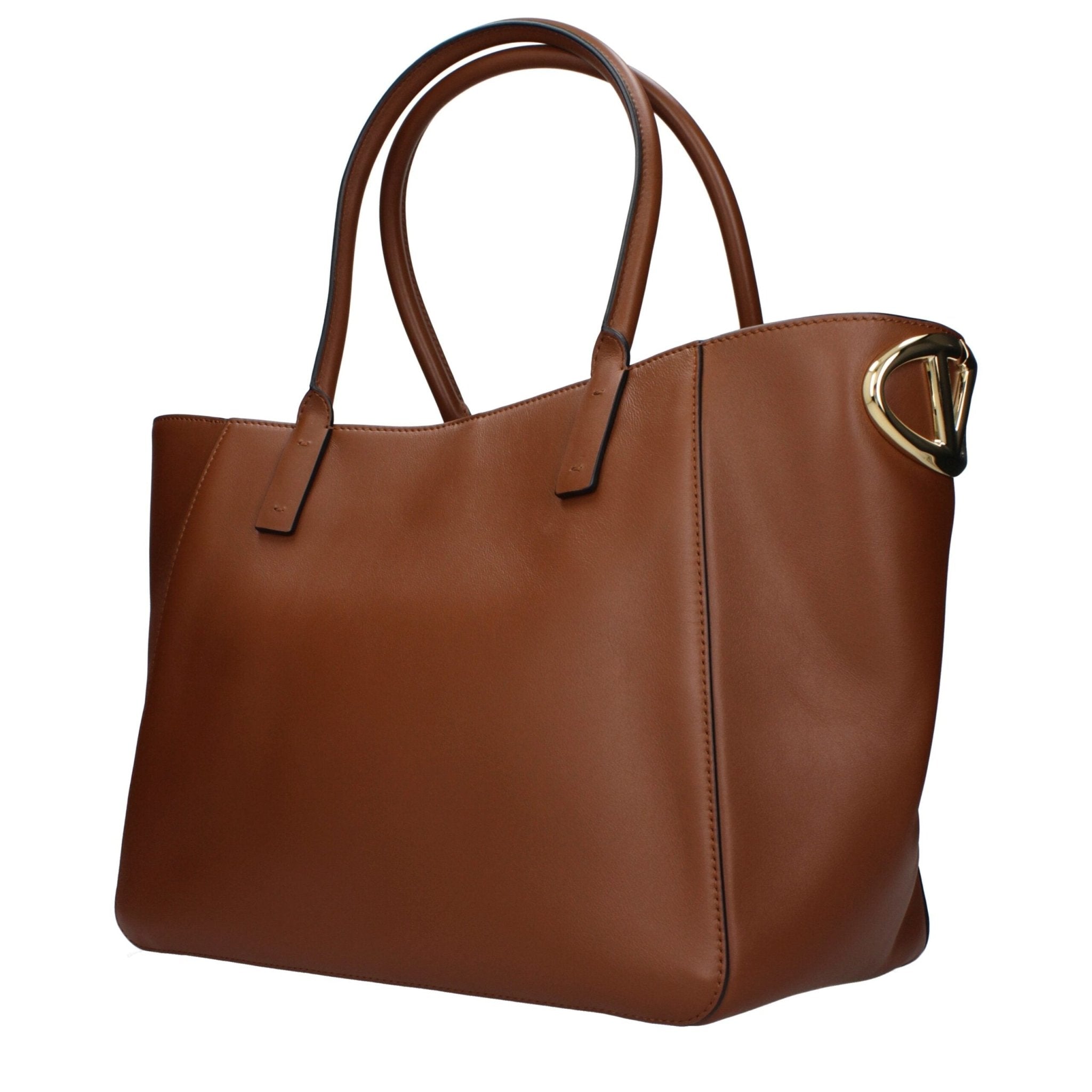 Brown Leather Handbag - TIZZIL