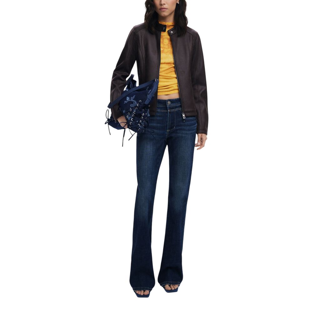 Brown Leather Jacket - TIZZIL