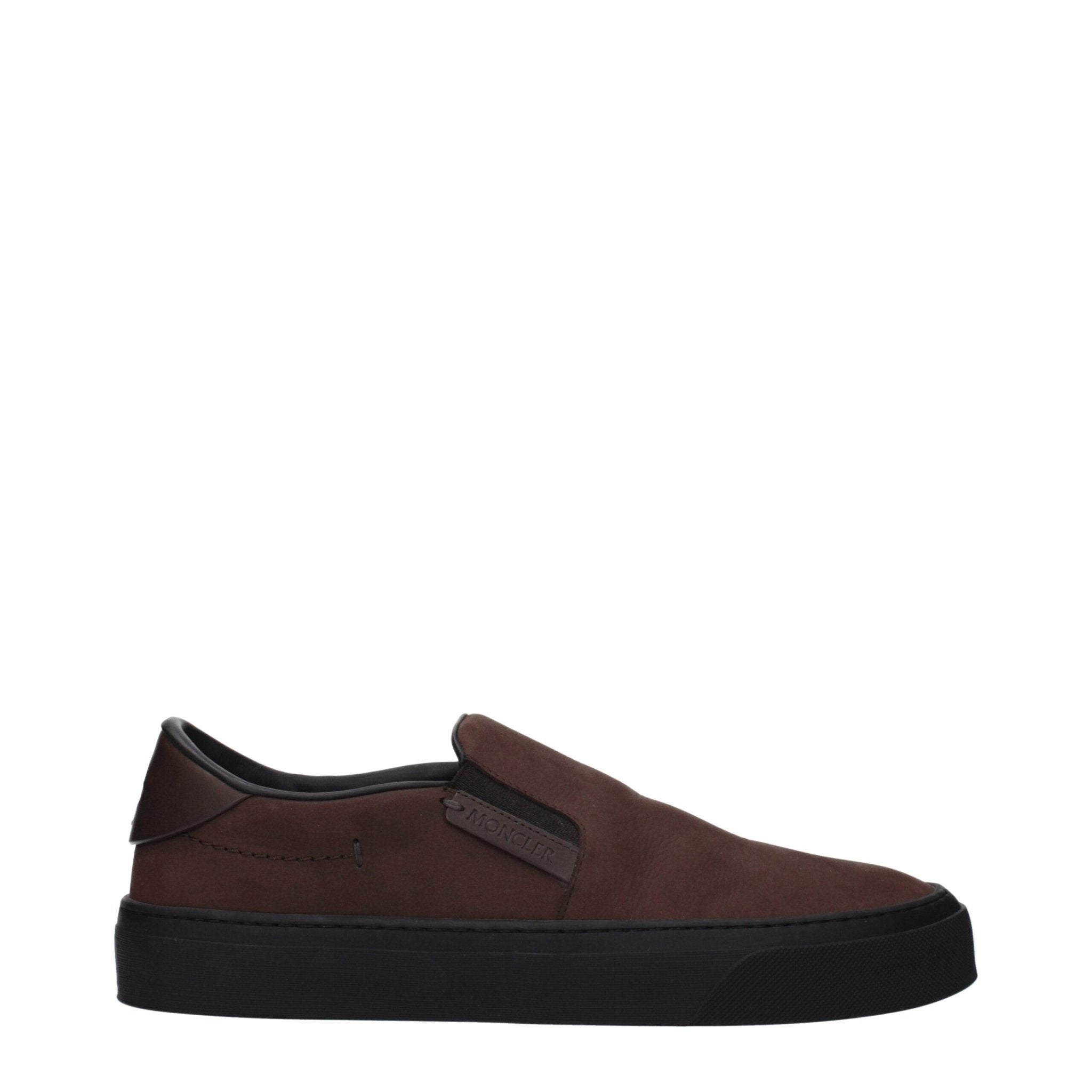Brown Leather Slip - On Loafers - TIZZIL