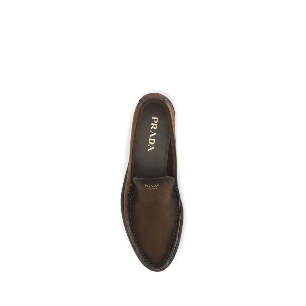 Brown Leather Slip - On Loafers - TIZZIL