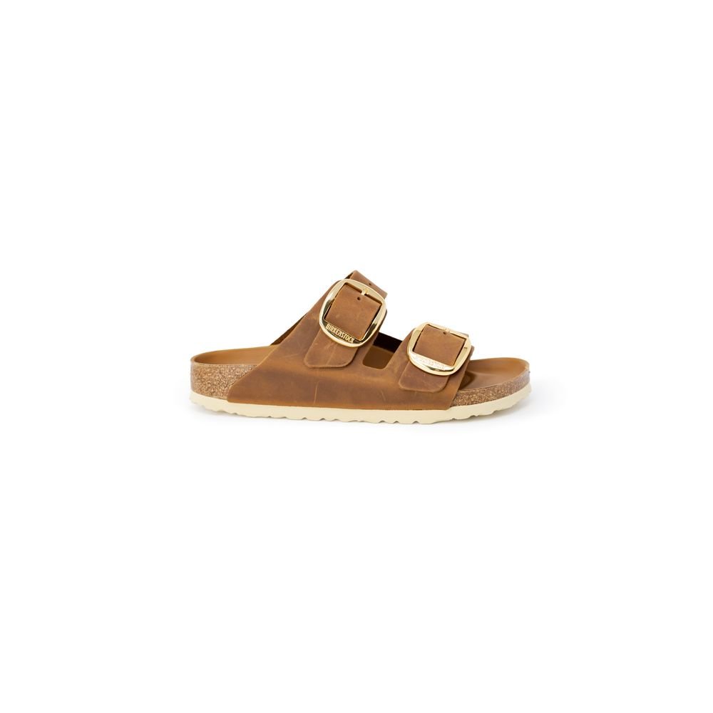 Brown Leather Slippers - TIZZIL