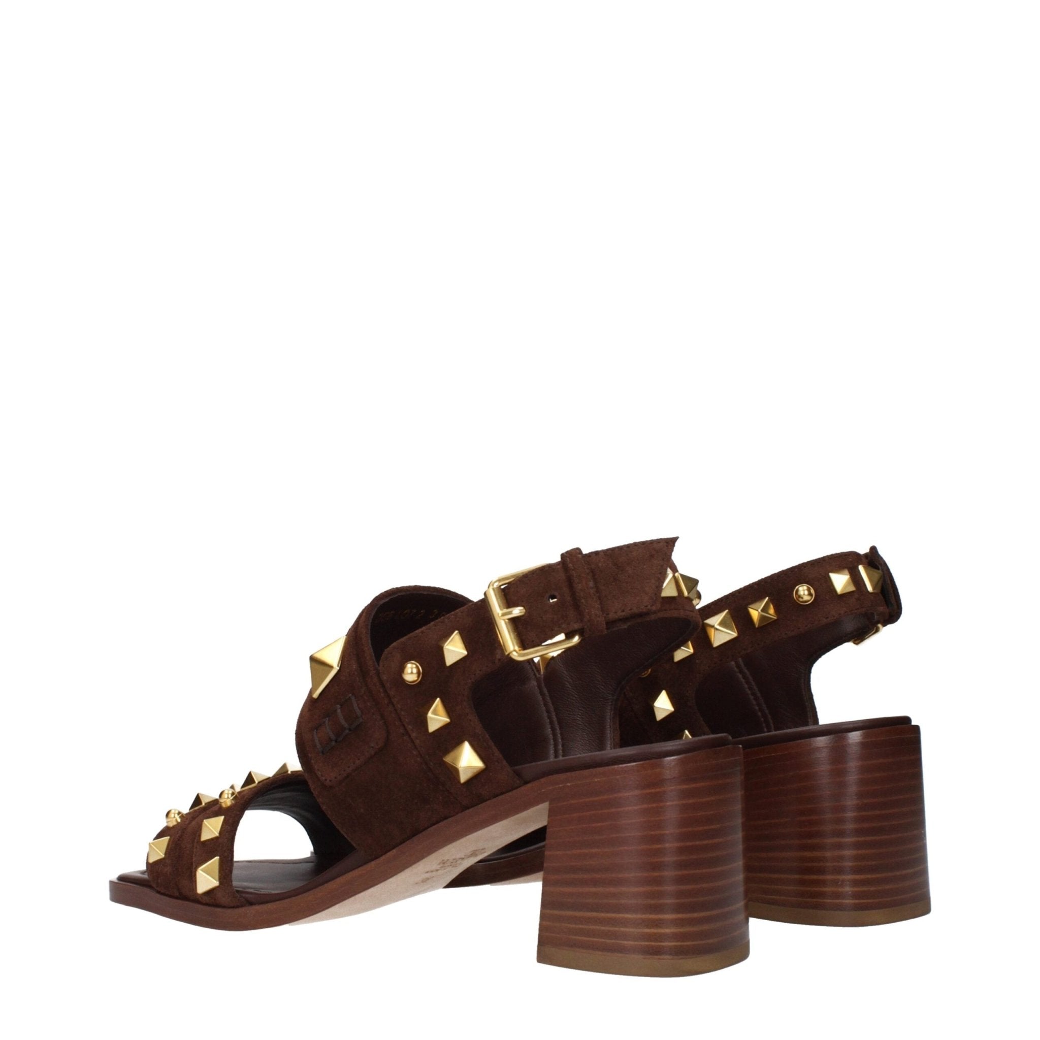 Brown Leather Strap - On Sandals - TIZZIL