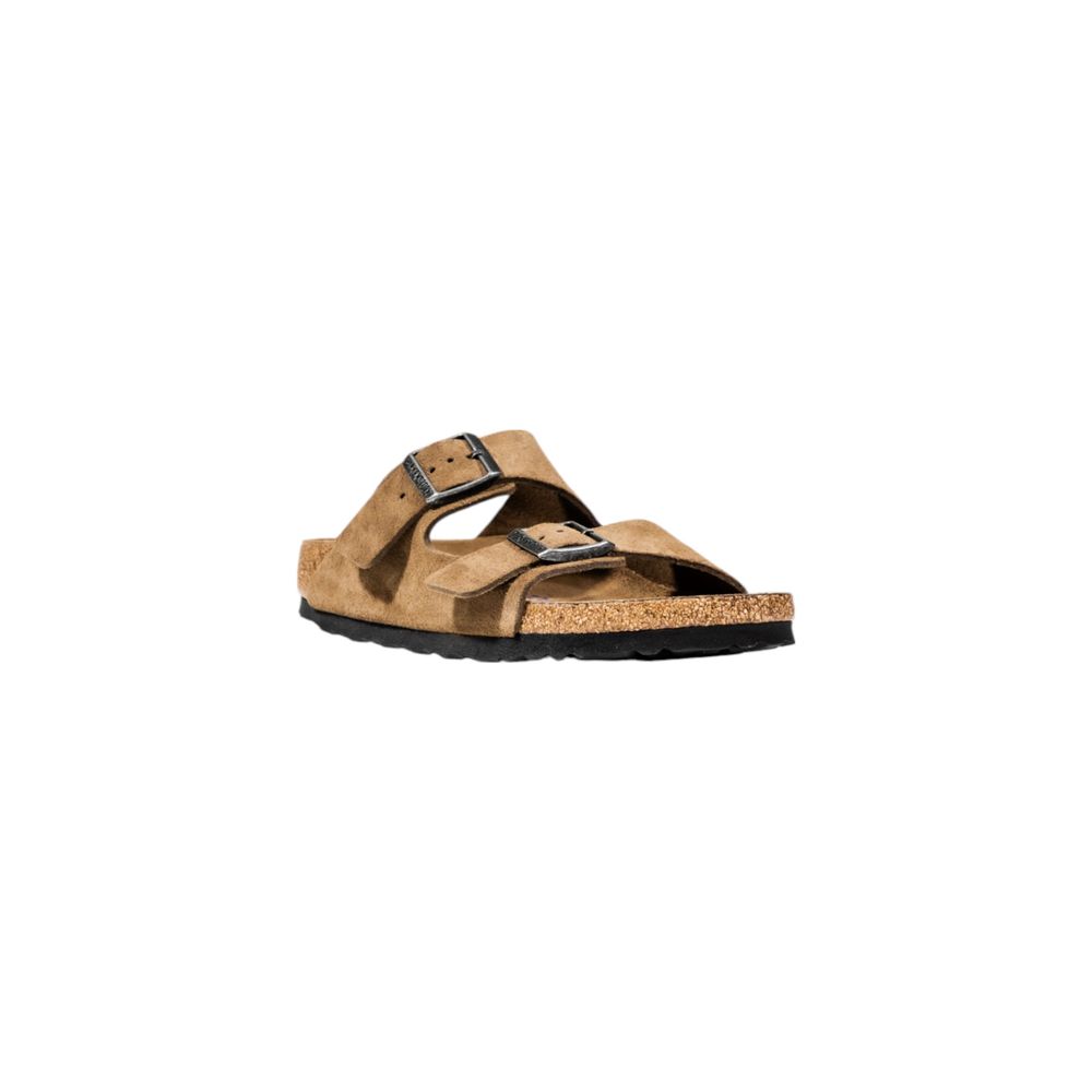 Brown Suede Leather Sandals - TIZZIL