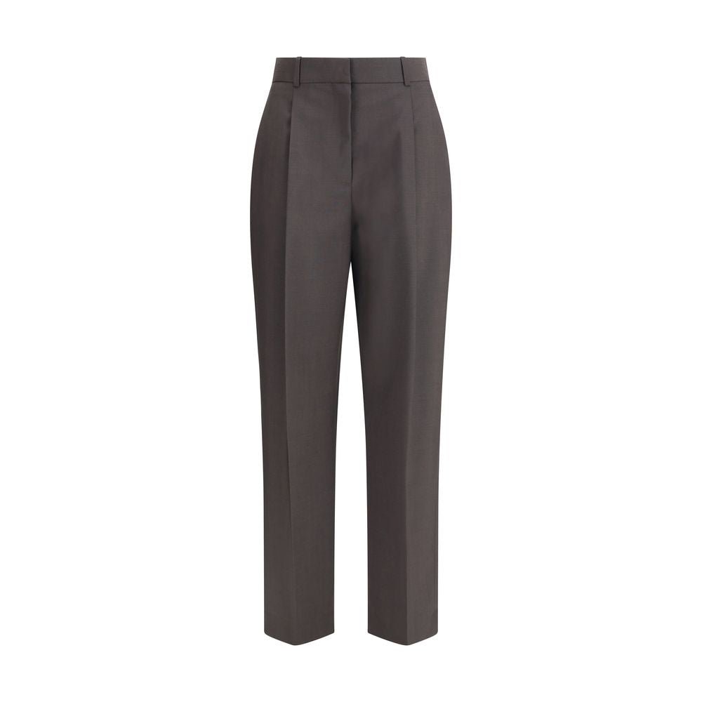 Brown Wool Dress Pants - TIZZIL