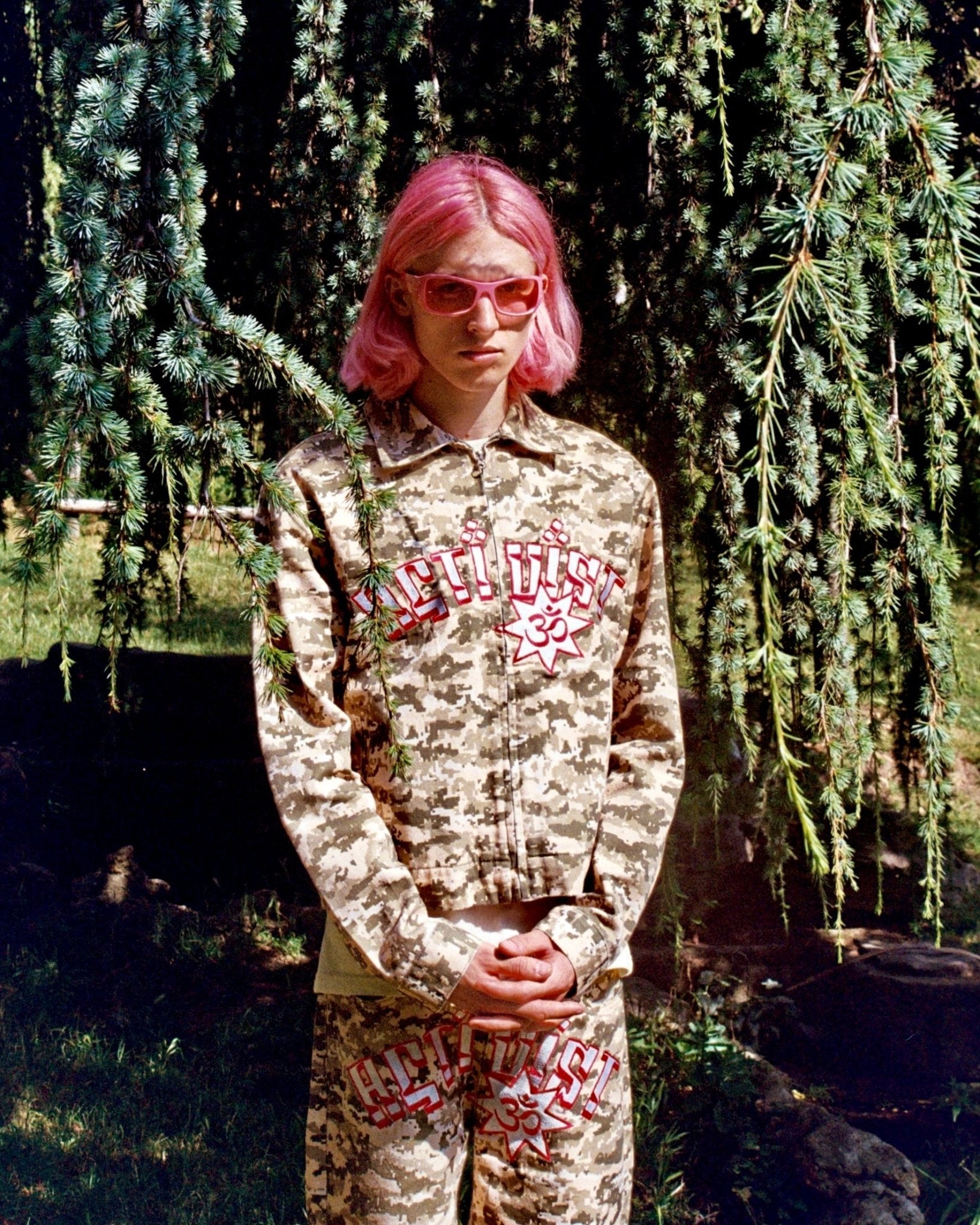 CAMO DENIM JACKET - TIZZIL