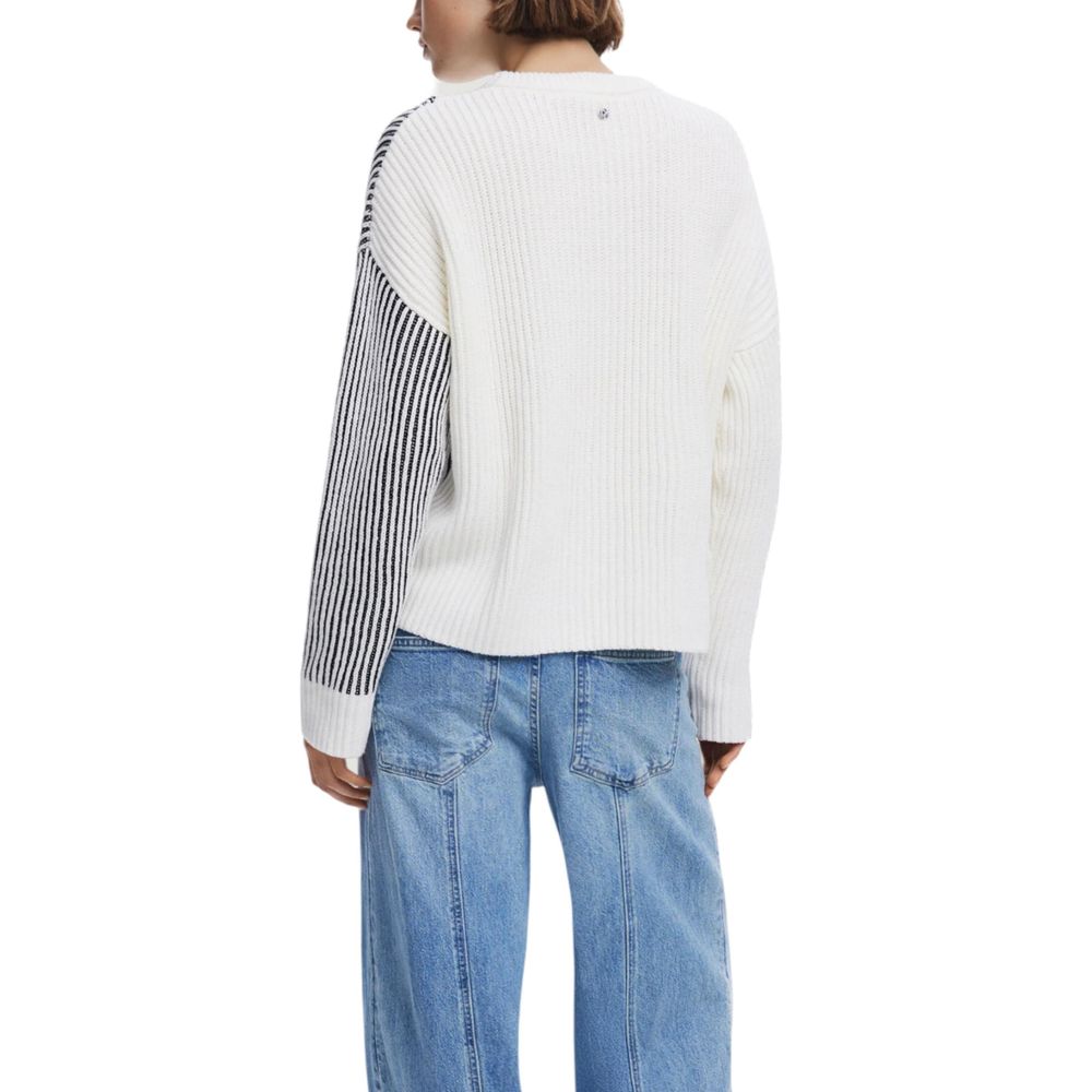 Cream Cotton Sweatshirt - TIZZIL