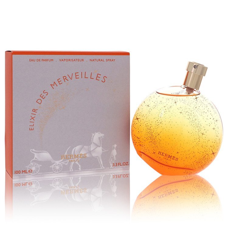 Elixir Des Merveilles Eau De Parfum Spray By Hermes - Size: 100 ml Eau De Parfum Spray - TIZZIL