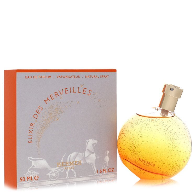 Elixir Des Merveilles Eau De Parfum Spray By Hermes - Size: 50 ml Eau De Parfum Spray - TIZZIL