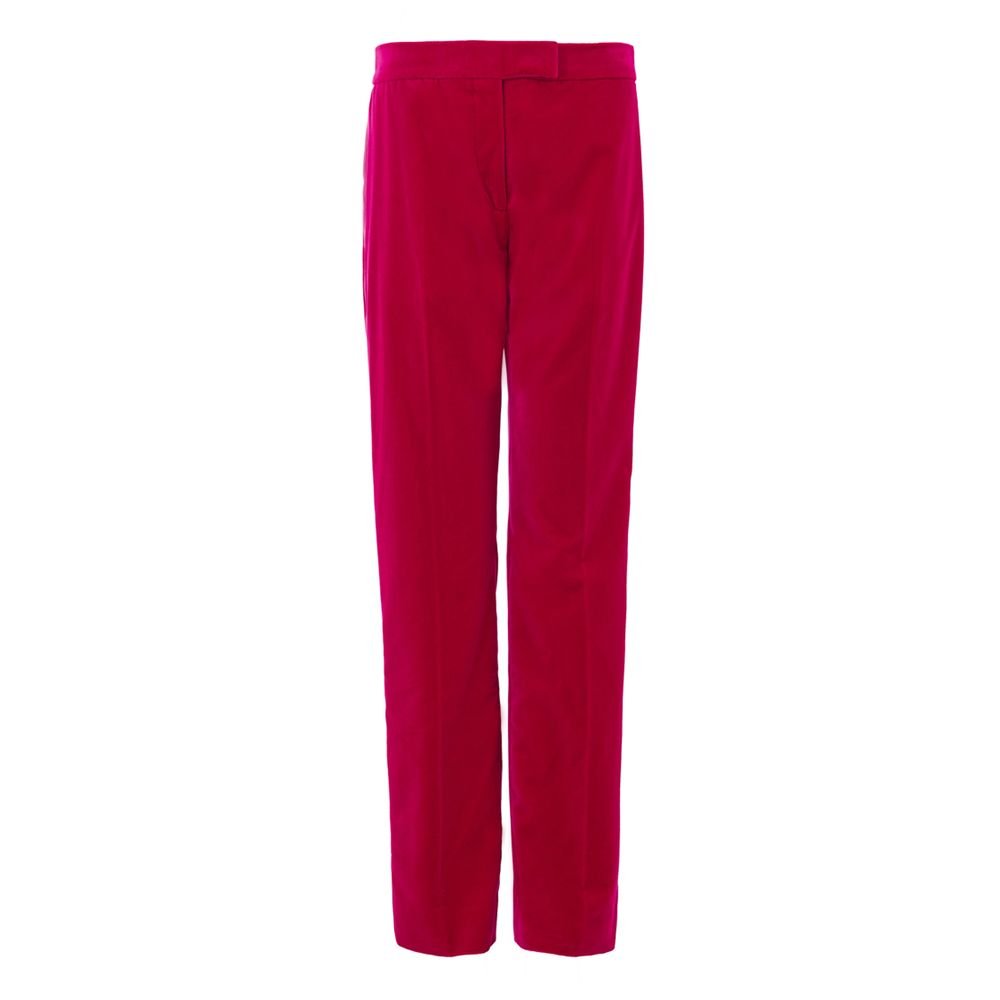 Fuchsia Cotton Dress Pants - TIZZIL