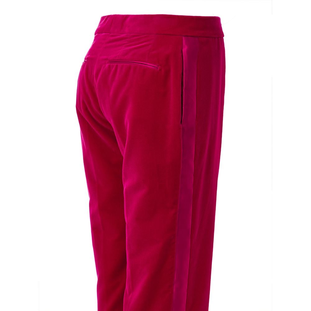 Fuchsia Cotton Dress Pants - TIZZIL