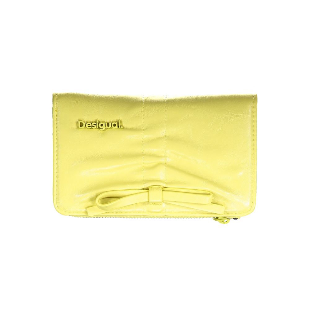 Giallo Polyurethane Women Wallet - TIZZIL