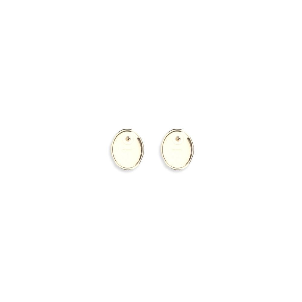 Gold Brass Earrings - TIZZIL
