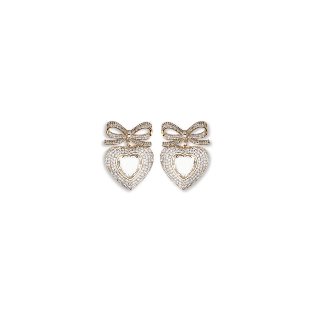 Gold Brass Earrings - TIZZIL