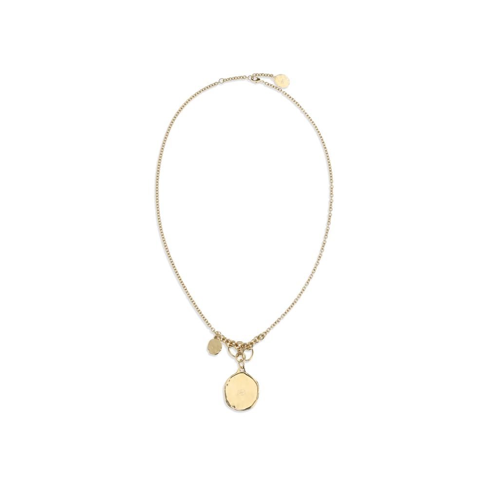 Gold Brass Necklace - TIZZIL