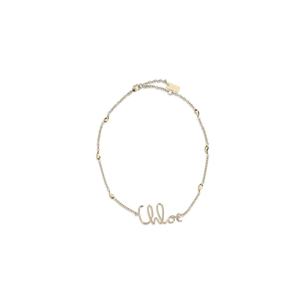 Gold Brass Necklace - TIZZIL