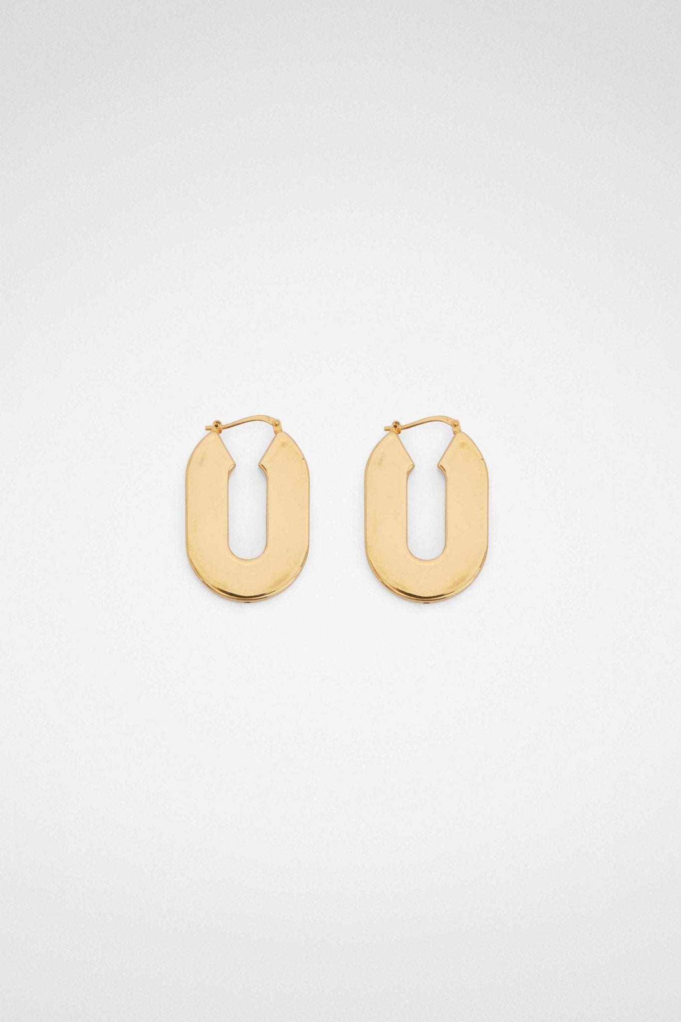 Gold Fibres Earrings - TIZZIL