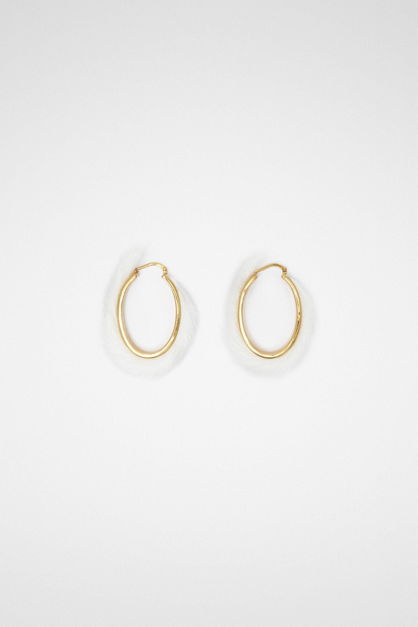Gold Fibres Earrings - TIZZIL