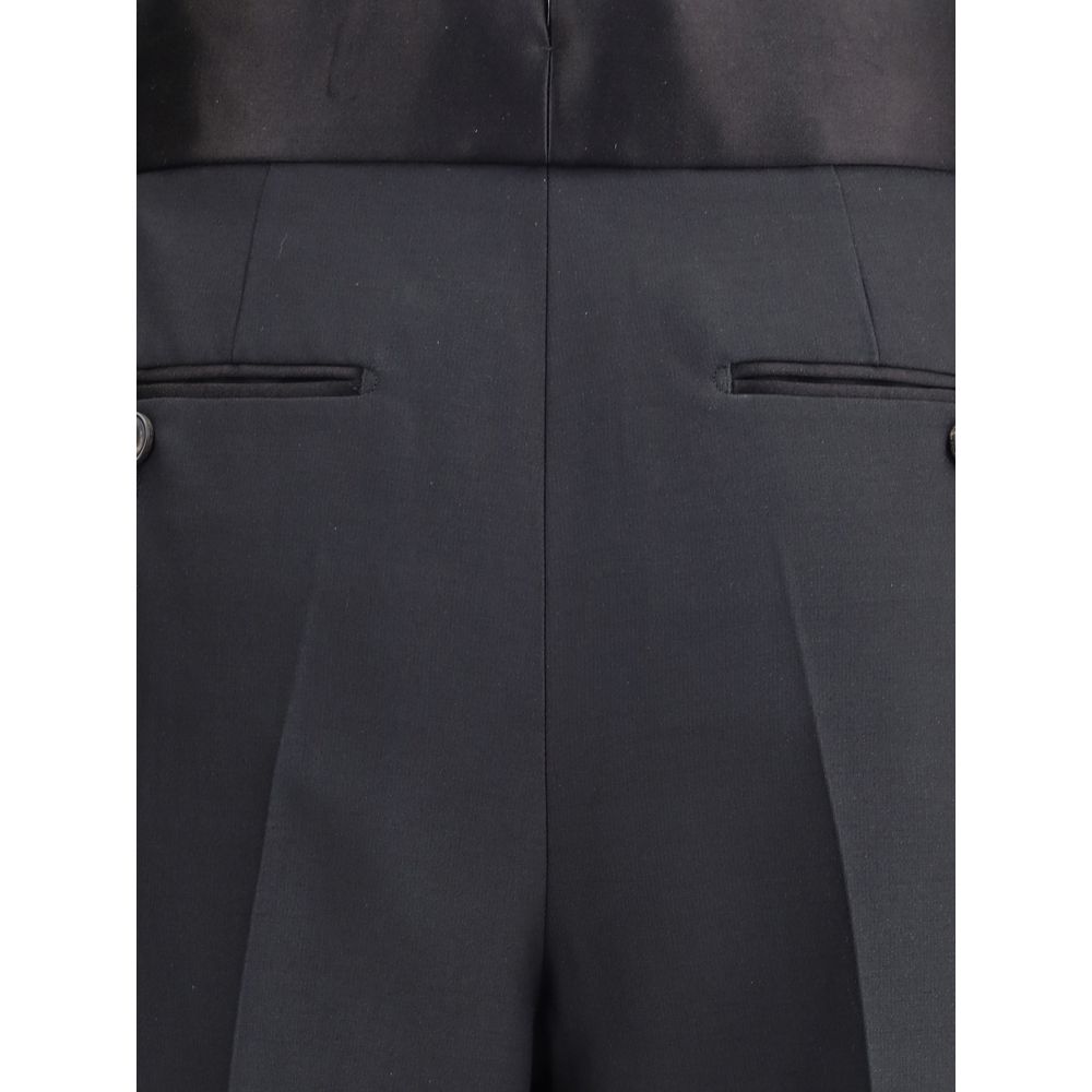 Gold Silk Pants - TIZZIL