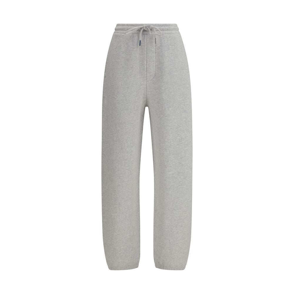 Gray Cotton Casual Pants - TIZZIL