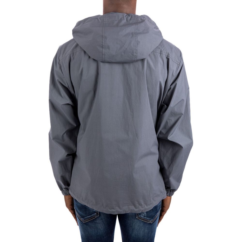 Gray Cotton Shell Jacket - TIZZIL