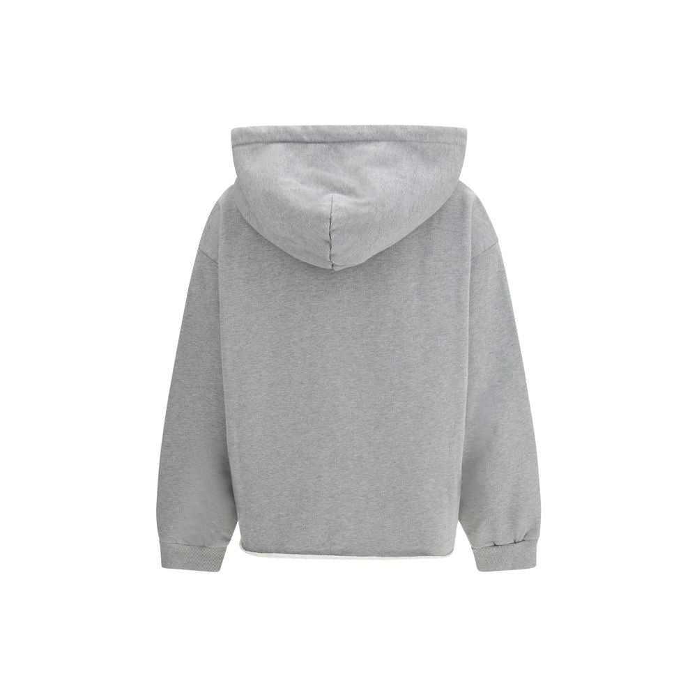Gray Cotton Sweatshirt - TIZZIL