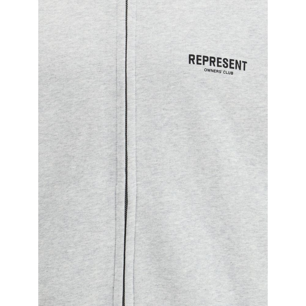Gray Cotton Sweatshirt - TIZZIL