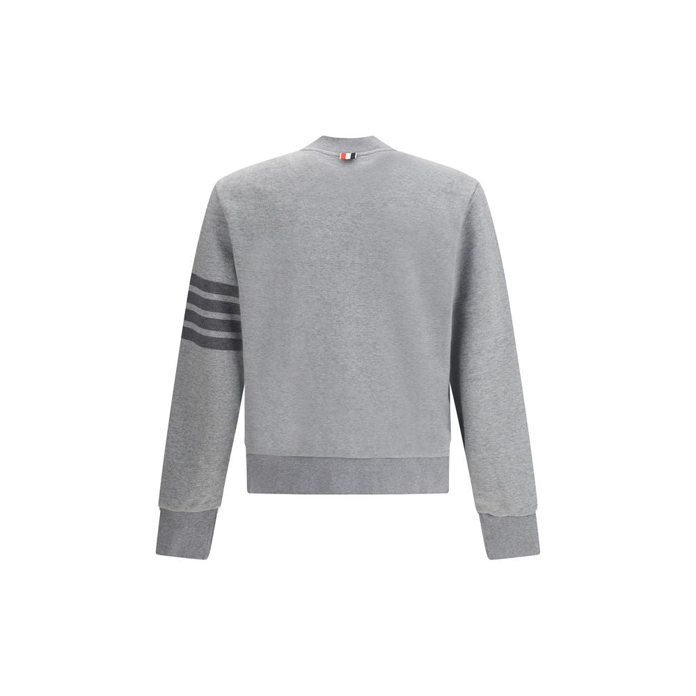 Gray Cotton Sweatshirt - TIZZIL