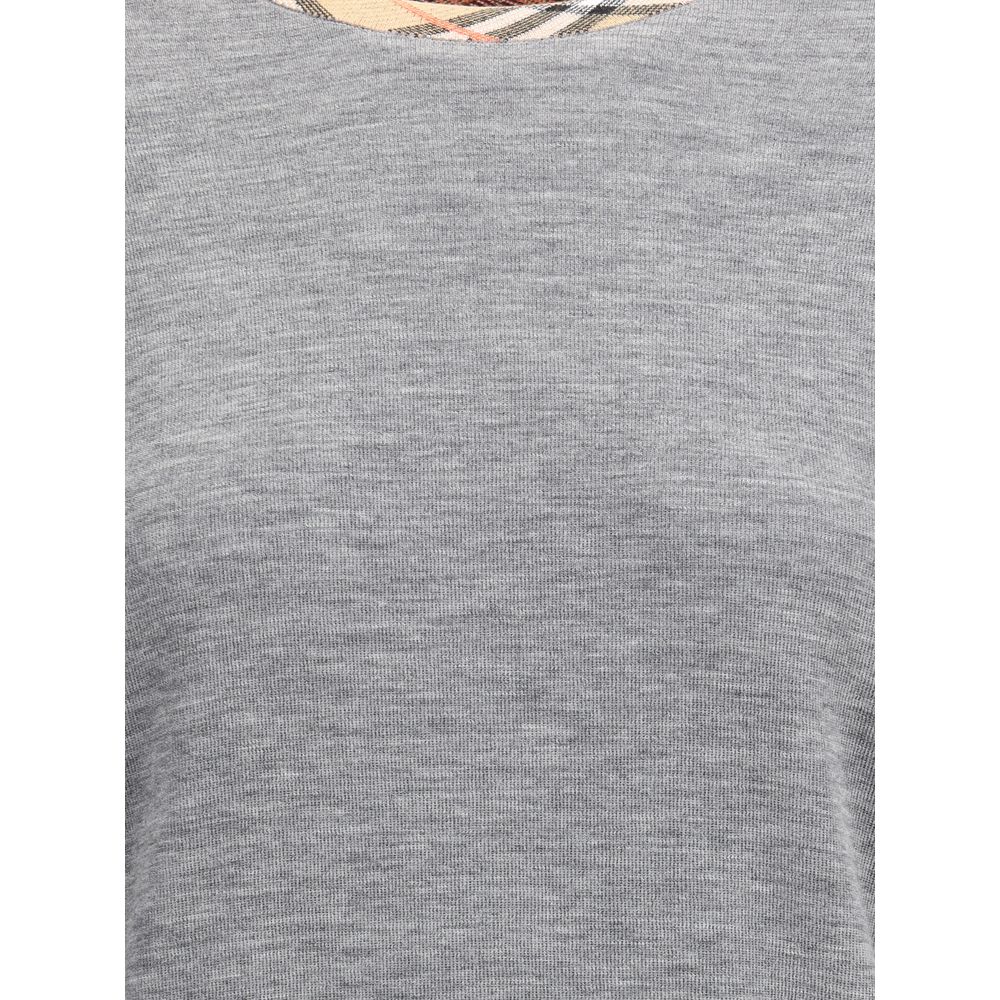 Gray Cotton Sweatshirt - TIZZIL