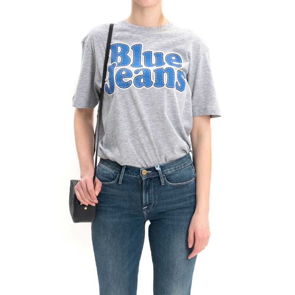 Gray Cotton T-Shirt - TIZZIL