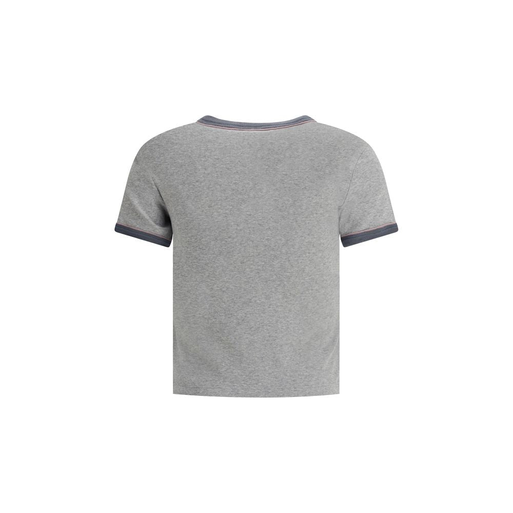 Gray Cotton T-Shirt - TIZZIL