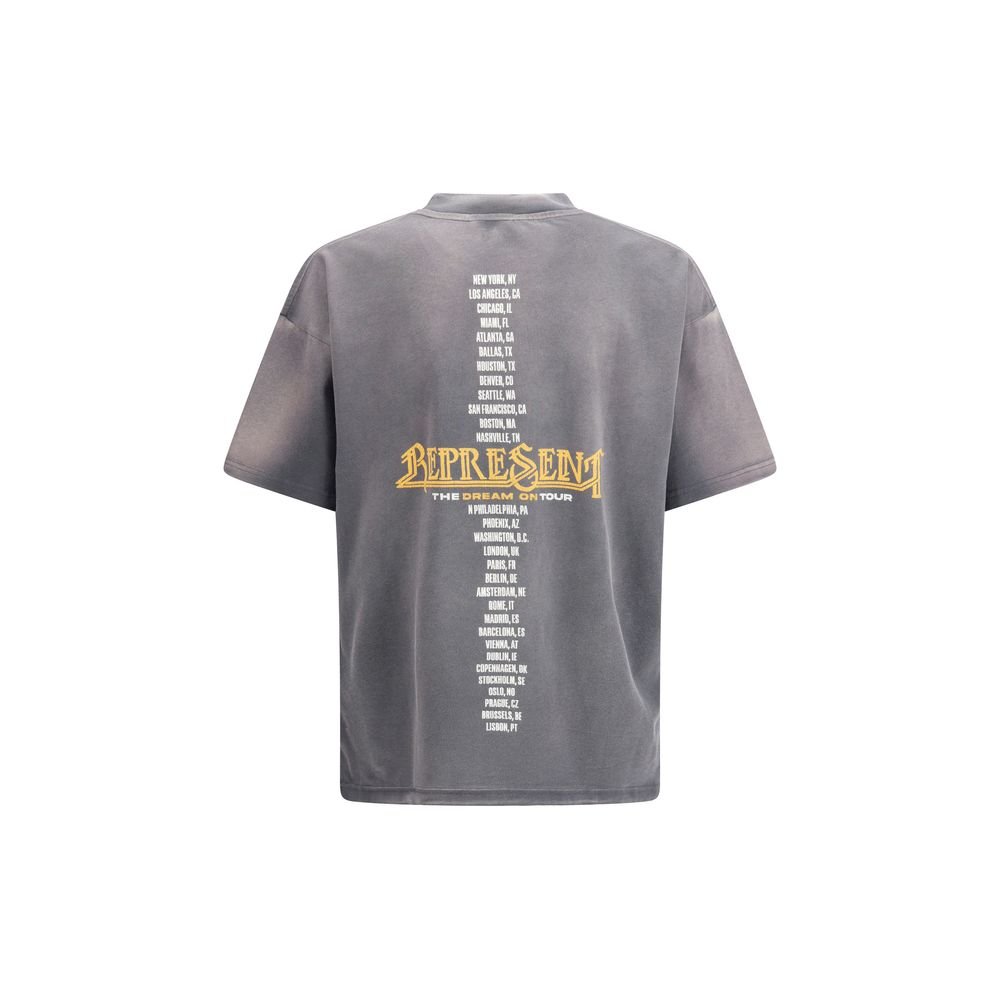 Gray Cotton T-Shirt - TIZZIL