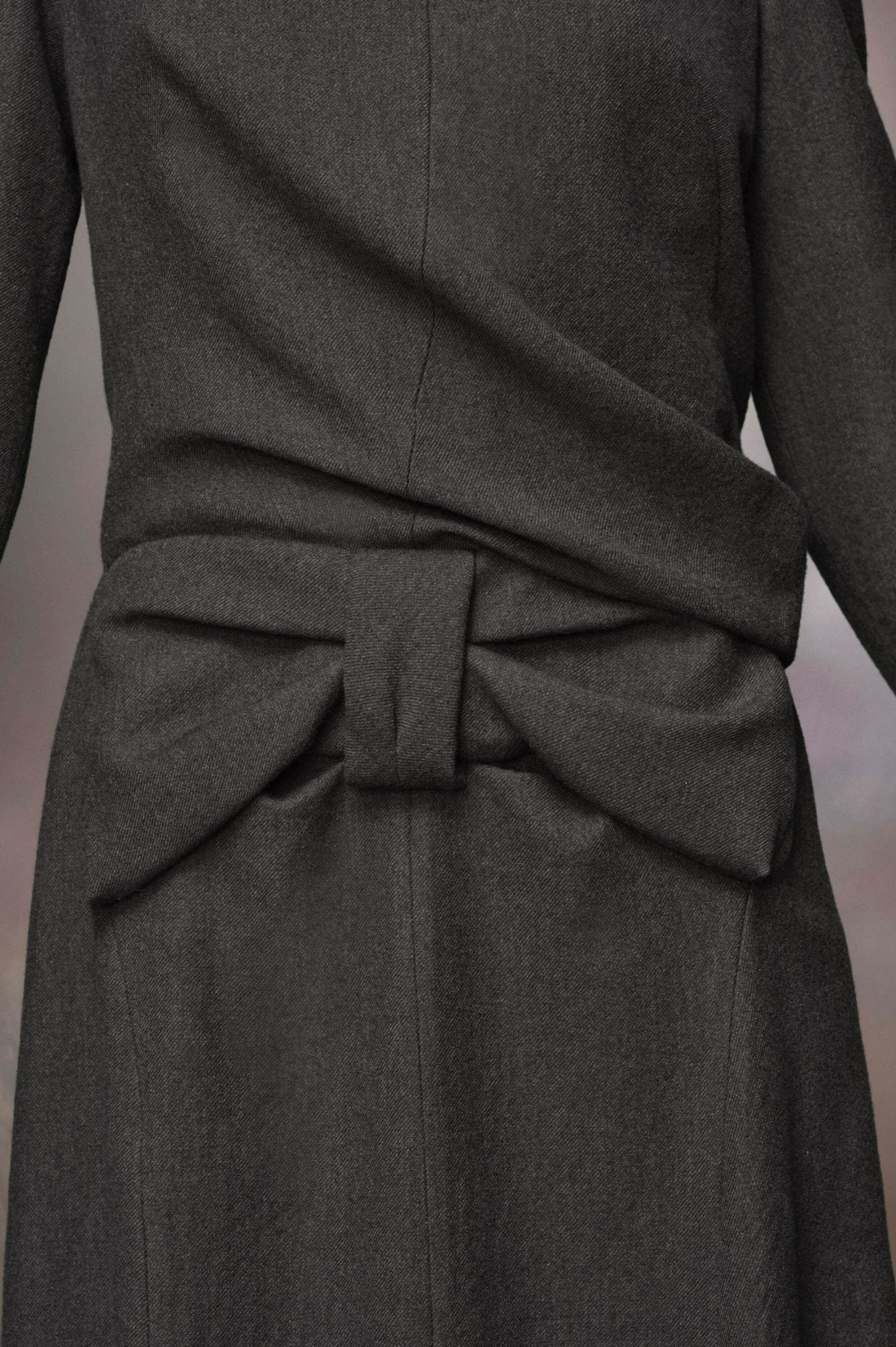 Gray Fibres Midi Dress - TIZZIL