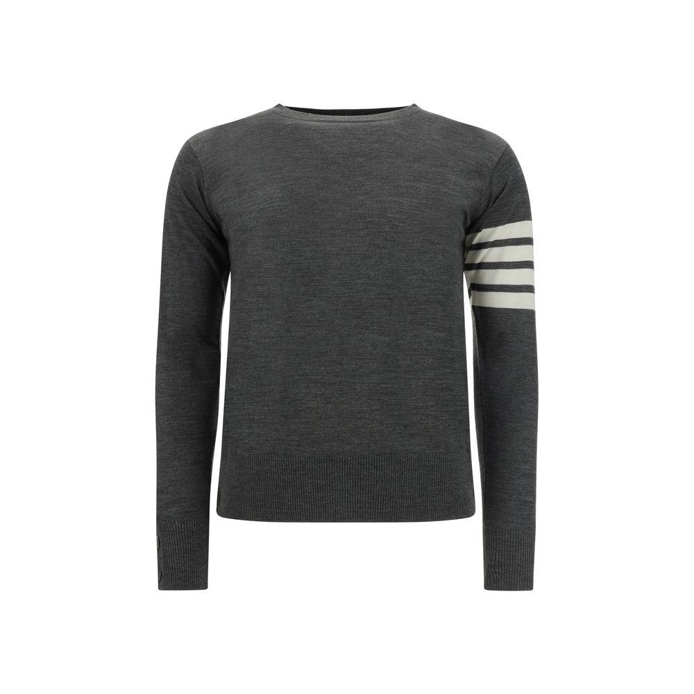 Gray Fleece Wool Sweatshirt - TIZZIL