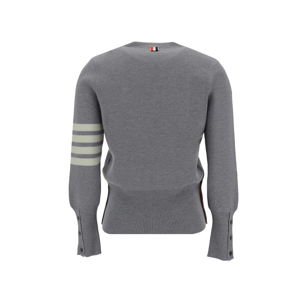 Gray Fleece Wool Sweatshirt - TIZZIL
