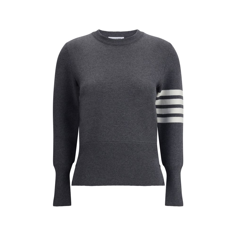 Gray Fleece Wool Sweatshirt - TIZZIL