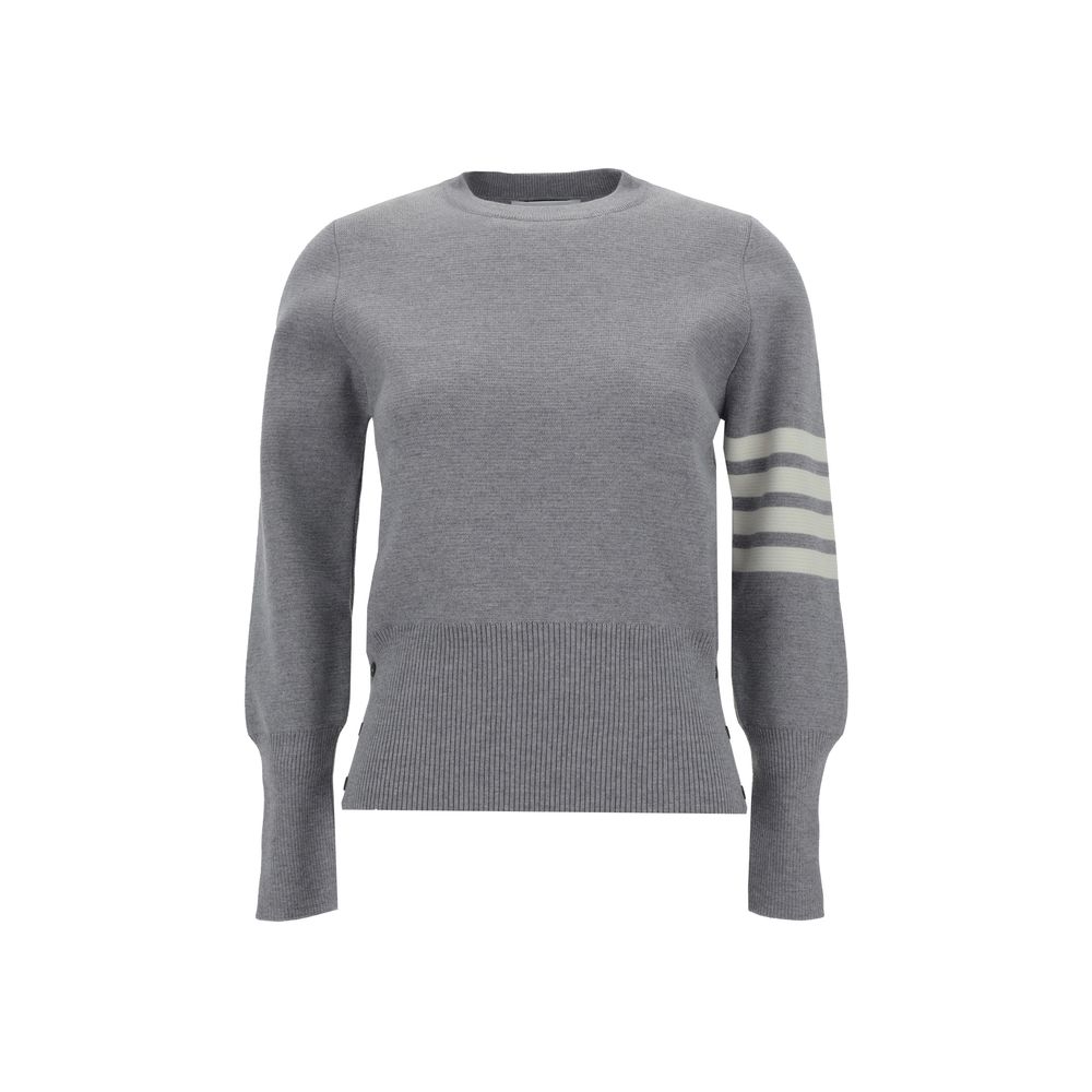 Gray Fleece Wool Sweatshirt - TIZZIL